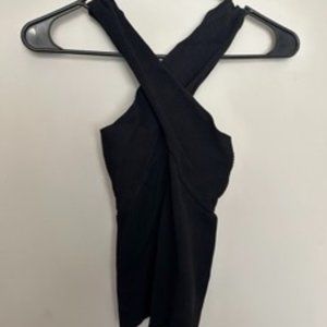 Zara Knit Criss Cross Top - XS